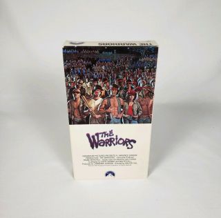 The Warriors (paramount Film,  1979) - Vhs - Rare Cult Classic Movie