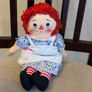 Vintage Raggedy Ann Doll 15 Inch