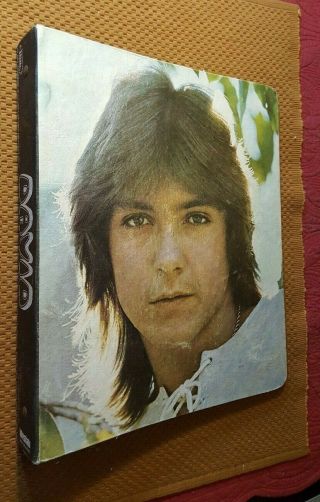 David Cassidy The Partridge Family 1972 Vintage 3 Ring Superstars Notebook Rare