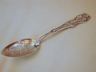 Old Portland,  Or Oregon Sterling Silver Lewis & Clark Centennial Souvenir Spoon