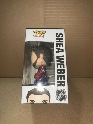 SHEA WEBER SIGNED AUTOGRAPHED MONTREAL CANADIENS NHL FUNKO POP EXCLUSIVE RARE 22 3