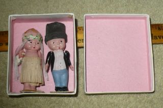 Vintage Bride & Groom Dolls / Wedding Cake Topper / Japan