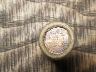 1909 Vdb Wheat & 1908 Indian Head/old Small Cent Roll/ Antique/ag - Unc 675.