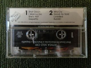Attica Wild Cry Rare Hair Metal Hard Rock Cassette Tape Demo 2