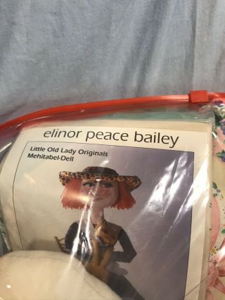 Vintage Elinor Peace Bailey Mehitabel Doll Pattern Face Complete,  Clothing Cloth