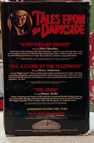 Tales From the Darkside Vol.  2 Thriller Video Big Box VHS Horror Rare HTF 1986 3