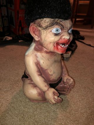 Troll Zombie Baby Spirit Halloween Rare Htf 2013 Gemmy Morbid 2