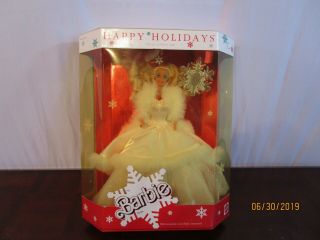 Barbie Happy Holidays Special Edition 1989 Doll No.  3523