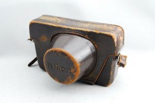 Nikon Leather Camera Case For Rangefinder S2 S3 S4 From Japan Rare