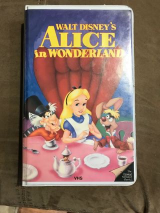 Black Diamond Edition Alice In Wonderland,  Disney,  Vhs Rare