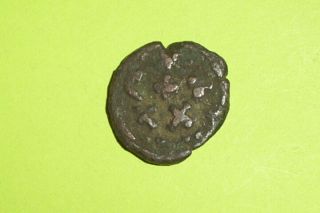 Constans Ii 641 - 668 Ad Ancient Byzantine Coin Rare Carthage Christian Cross