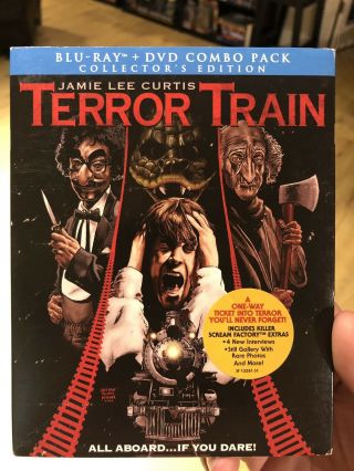 Terror Train (blu - Ray Disc,  2 - Disc Set,  Collectors Edition) W/slipcover Oop Rare