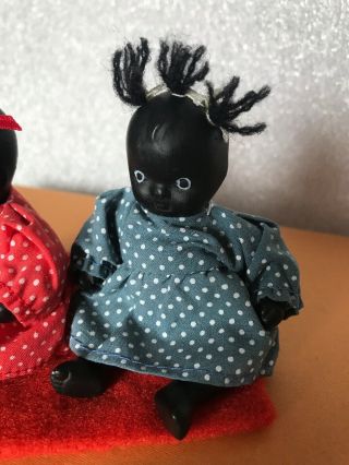 Black Baby Dolls Polka Dot Dresses Vintage 2