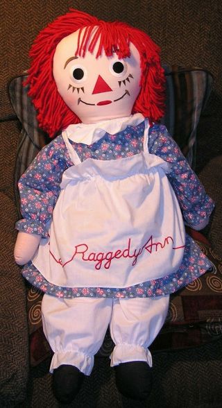 Raggedy Ann Doll Large 36 " Tall " I Love You " On Chest