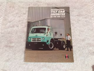 Rare 1967 International Harvester Tilt Cab Trucks Dealer Brochure 11 Pg