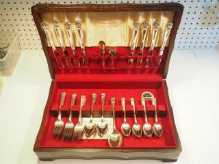 1847 Rogers Bros. ,  Is Eternally Yours 52 Piece Set Serving For 8