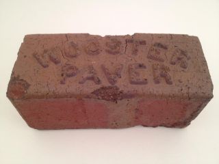 Vintage / Antique Wooster Road Street Paver Brick Block Reclaimed Ohio Nr