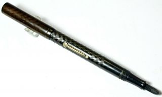 Antique Waterman Ideal 52 Hard Rubber Fountain Pen,  Usa (x4902)