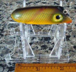 Vintage South Bend Babe Oreno (972) Perch Scale Old Wood Bait