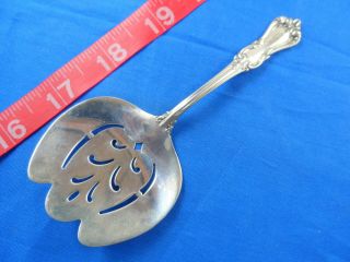 Antique Sterling Silver 1907 Reed & Barton Serving Spoon 4 - 7/8 " Unknown Pattern