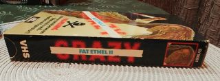 Fat Ethell 2 VHS Horror Video Treasures Rare 2