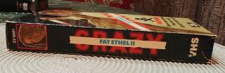 Fat Ethell 2 VHS Horror Video Treasures Rare 3