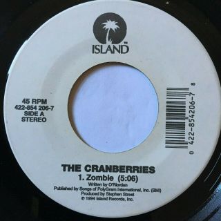 The Cranberries - Zombie / Ode To My Family - Rare 90 