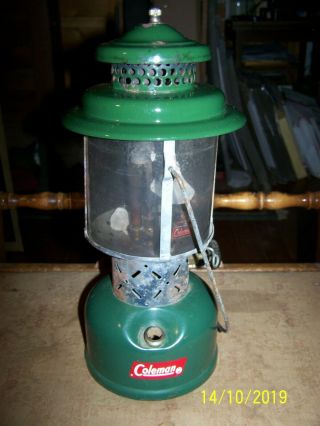 Vintage 1961 Coleman 220e Lantern Marked Usfs,