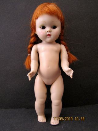 Vintage Strung Redhead Ginny Doll To Dress - So Cute