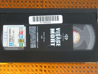 VISAGE DE LA MORT (MASK OF DEATH) VHS VG NTSC MEGA RARE FRENCH LAMAS 3