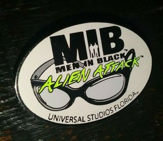 Universal Studios Men In Black Mib Alien Attack Movie Collectible Pin Rare L@@k