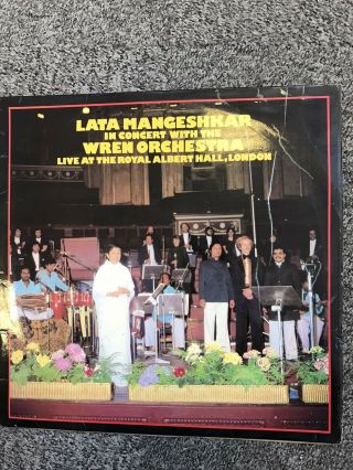Lata Mangeshkar Live At The Royal Albert Hall London Vinyl Rare 1979
