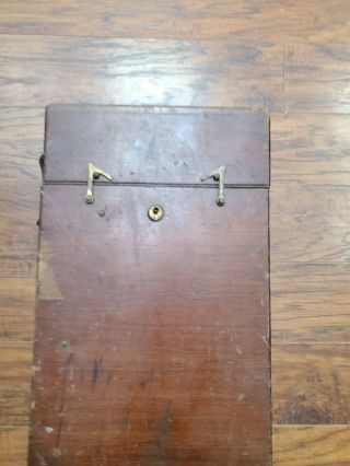 Old Dovetailed Wood Box From The Gurlyey Engineering Instrument Co.  Troy Ny