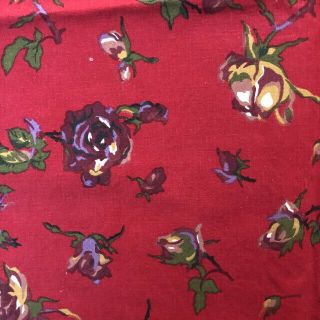 Ralph Lauren Pr/2 Pillowcases Muse Floral Red/vintage/rare Black Label