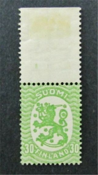 Nystamps Finland Stamp Printed On Both Side Rare