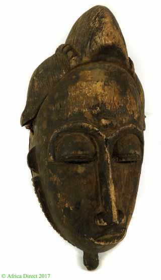 Baule Portrait Mask Mblo Ivory Coast African Art Was $275.  00
