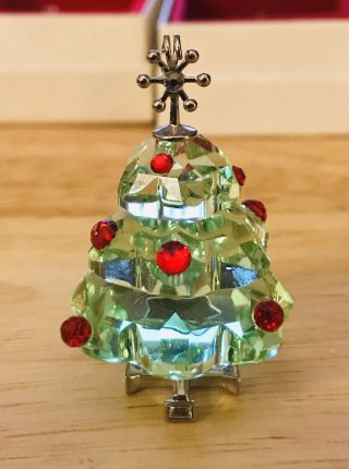 Swarovski Crystal Figurine Christmas Tree Ornament Rare