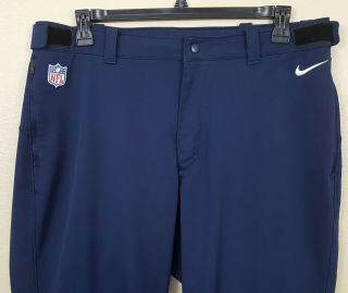 Nike England Patriots Nfl Team Issued Pants Navy Blue Very Rare (size Large)