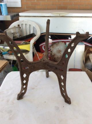 Vintage 3 Leg Cast Iron Stand Cauldron Plant Stand Adjustable Industrial