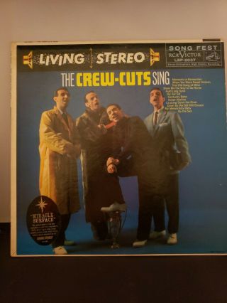 The Crew - Cuts Lp The Crew - Cuts Sing Rca Victor 2037 Rare Vocal Group Rocker Exc