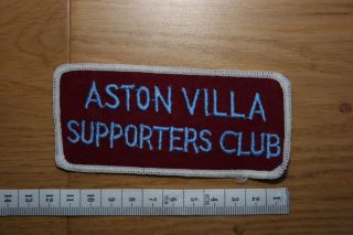 Aston Villa Fc Football Patch Badge Very Rare 1970s