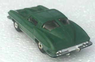 Rare Olive 1963 Chevrolet Corvette Sting Ray Coupe HO Scale Aurora Slot Car 1356 2