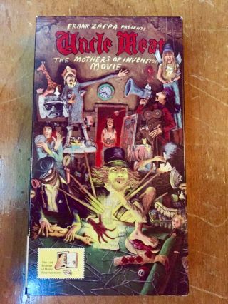Frank Zappa - Uncle Meat,  The Mothers Of Invention Movie,  Vhs Rare - No Insert