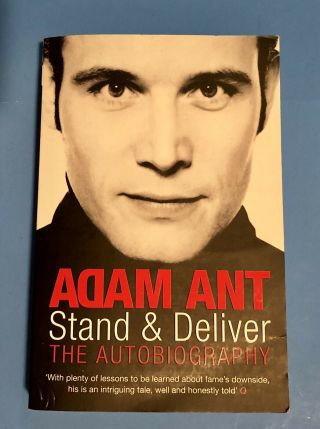 Stand And Deliver: The Autobiography By Ant,  Adam Paperback Book Signed Rare