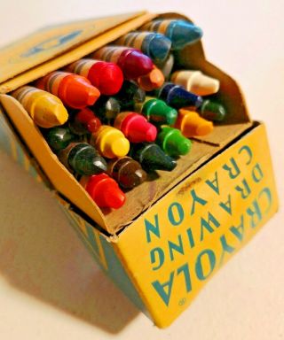 Vintage 1950s Crayola Drawing Crayons Rare - - 1026