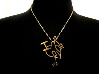 Christian Dior Necklace Choker Big Gold Simple Design Rare