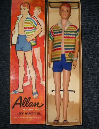 Vintage Allan Doll With Wrist Tag