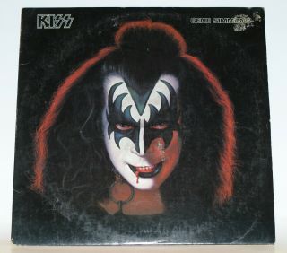 Kiss: Gene Simmons Rare Label Press W/inserts Vinyl Lp Casablanca 1978