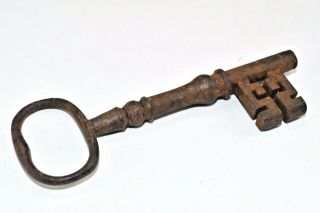 Large Vintage Antique Solid Metal Skeleton Key Hand Made Antique Church Key Bx - 5
