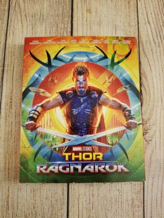Thor Ragnarok (blu - Ray,  Dvd,  2018) Oop Rare Target Exclusive Digibook.  Marvel